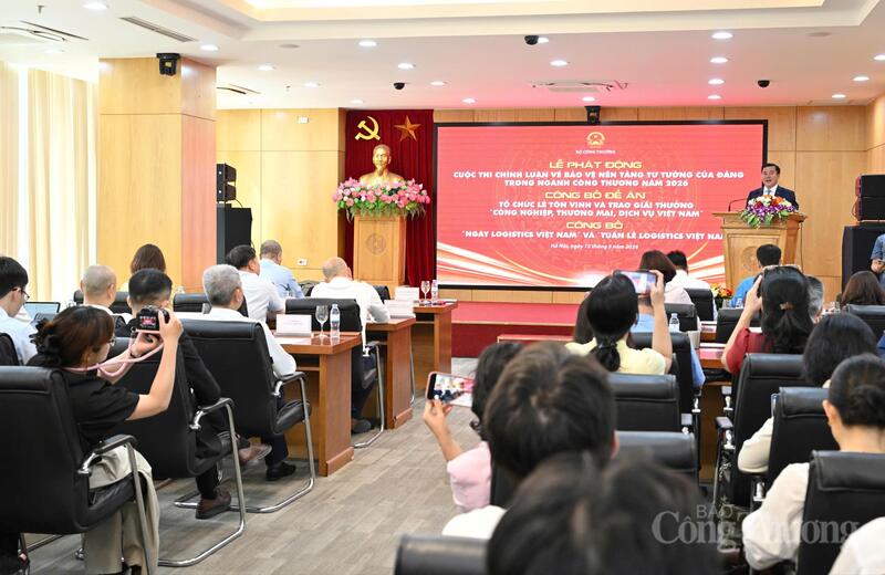Lễ Phát động Cuộc thi chính luận về bảo vệ nền tảng tư tưởng của Đảng trong ngành Công Thương năm 2026; công bố Đề án tổ chức Lễ tôn vinh và Trao giải thưởng “Công nghiệp, Thương mại, Dịch vụ Việt Nam”; công bố Ngày Logistics Việt Nam và Tuần lễ Logistics Việt Nam.