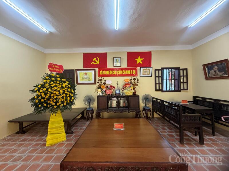 Căn nhà nơi ghi dấu ấn của Chủ tịch Hồ Chí Minh lưu lại 2 lần.