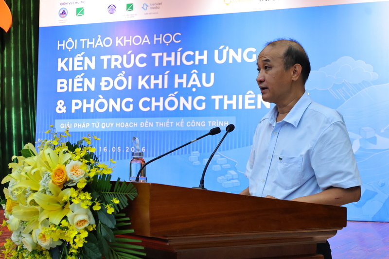 Ông Lê Quang Nam, Phó Chủ tịch UBND TP. Đà Nẵng phát biểu khai mạc hội thảo. Ảnh: Diễm Phúc