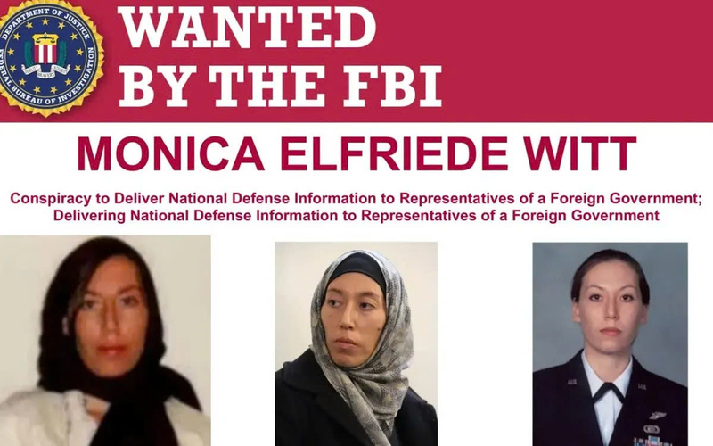 FBI truy tìm nữ tình báo làm gián điệp cho Iran. Ảnh: FBI