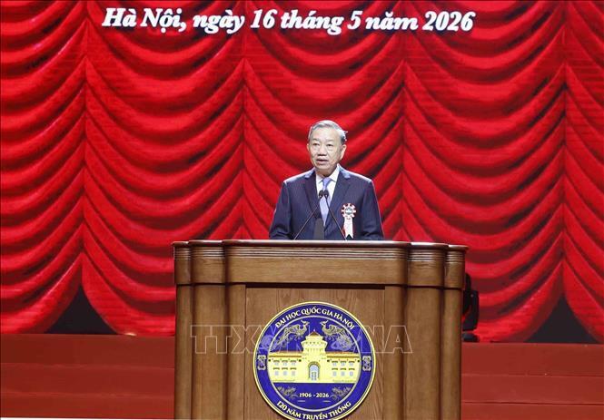 Tổng Bí thư, Chủ tịch nước Tô Lâm phát biểu. Ảnh: Thống Nhất/TTXVN