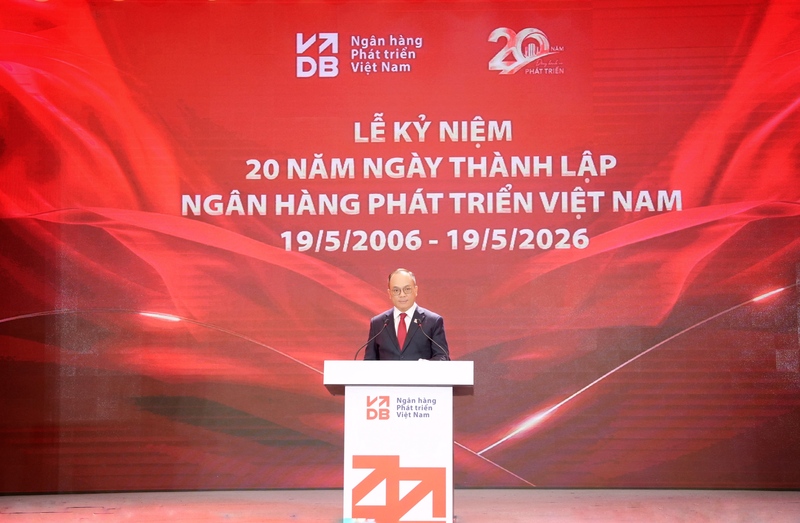 Ông Lê Văn Hoan, Chủ tịch Hội đồng quản trị VDB phát biểu.