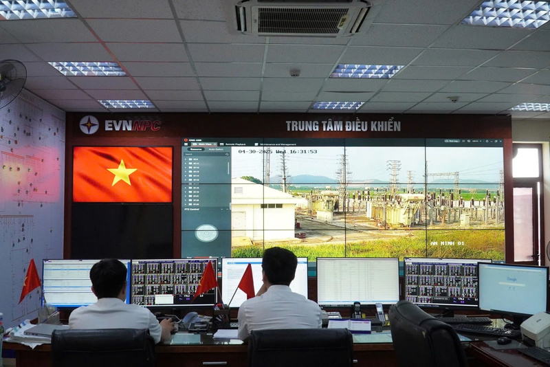 EVNNPC đẩy mạnh ứng dụng trí tuệ nhân tạo (AI) trong quản lý vận hành. Ảnh: EVNNPC