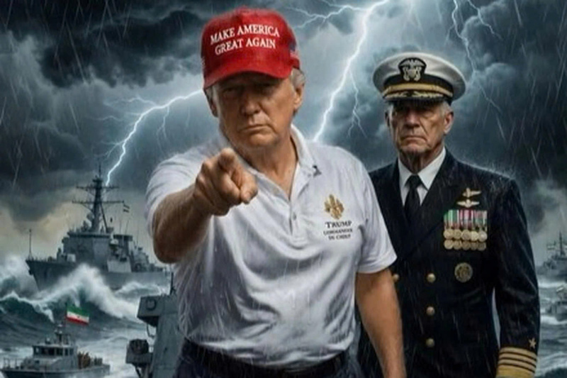 Bức ảnh do AI tạo ra được Tổng thống Mỹ Donald Trump chia sẻ trên mạng xã hội Truth Social. (Ảnh: Truth Social).