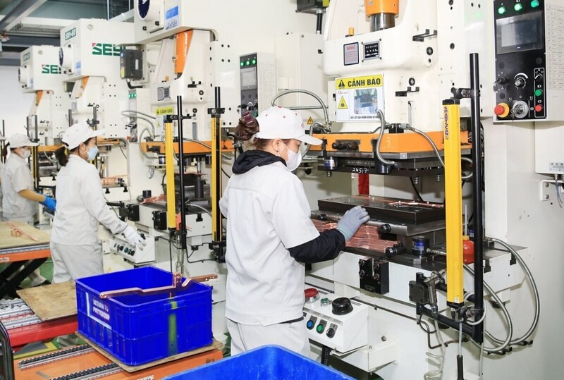 Doanh nghiệp FDI và doanh nghiệp trong nước liên kết chặt chẽ mới có thể tạo ra giá trị cao và  bền vững cho nền kinh tế. Ảnh minh hoạ: Quang Thái