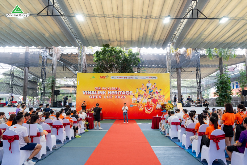Giải Pickleball Vinalink Heritage Open Cup 2026 diễn ra thành công tốt đẹp.