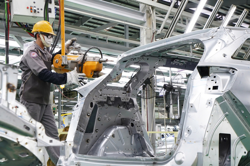 Giai đoạn 2026 - 2035, ngành công nghiệp hỗ trợ ô tô trong nước phải đáp ứng trên 65% nhu cầu về linh kiện và phụ tùng cho sản xuất ô tô nội địa. Ảnh: CD
