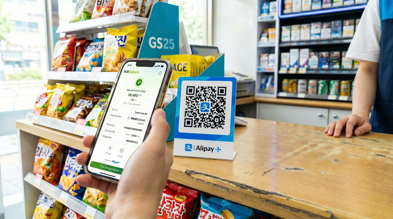 Vietcombank mở rộng thanh toán QR xuyên biên giới tới Nhật Bản và Hồng Kông  - 1