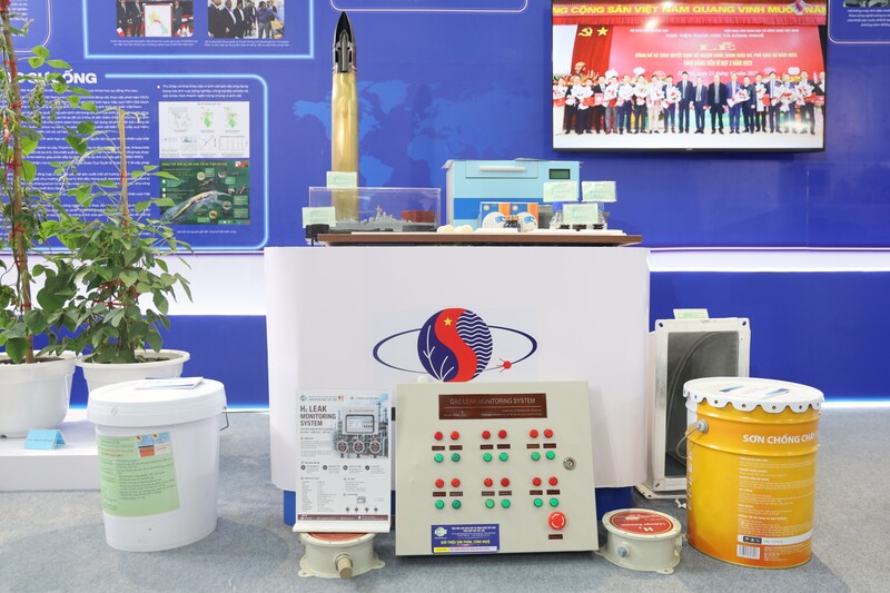 Hệ thống giám sát nồng độ khí hydro do Viện Hàn lâm Khoa học công nghệ Việt Nam nghiên cứu và chế tạo.