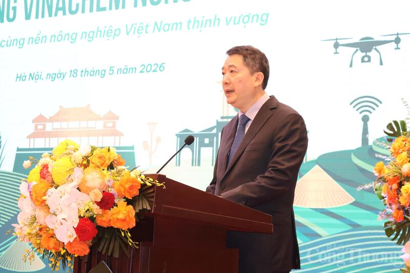 Ông Cao Anh Tuấn, Thứ trưởng Bộ Tài chính phát biểu tại sự kiện. Ảnh: Phương Hà