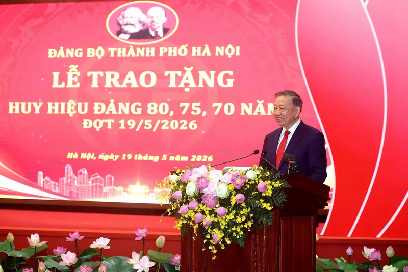Tổng Bí thư, Chủ tịch nước Tô Lâm phát biểu tại buổi lễ. Ảnh: Đăng Khoa