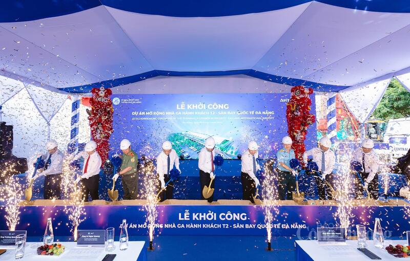 Nghi thức khởi công Dự án mở rộng Nhà ga hành khách quốc tế Đà Nẵng (Nhà ga T2).