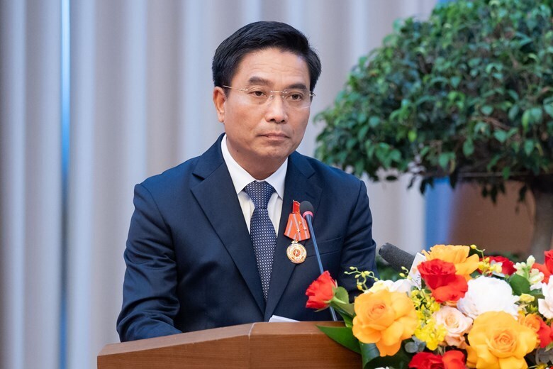 Phó Chủ tịch Quốc hội, Thượng tướng Nguyễn Doãn Anh phát biểu tại buổi Lễ.