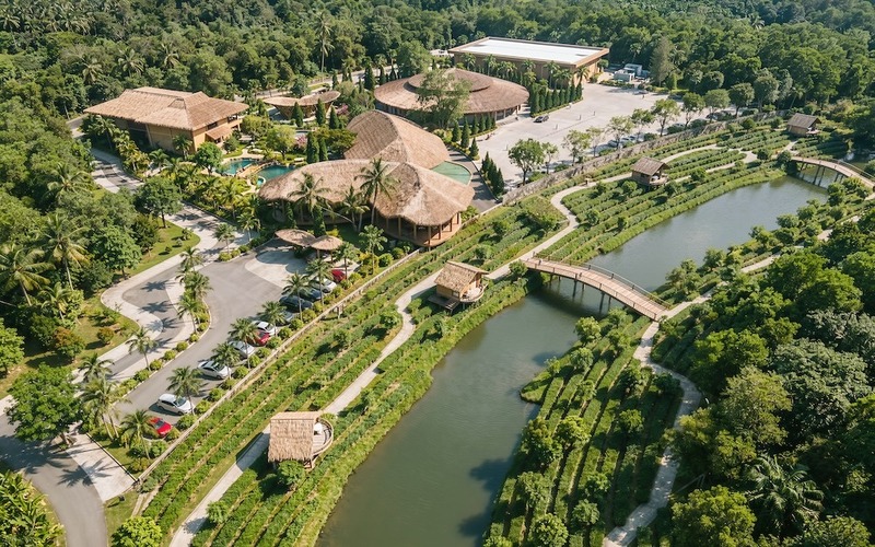 Phối cảnh dự án Khu Nhà máy sản xuất, chế biến chè công nghệ cao & vùng nguyên liệu chè hữu cơ Quân Chu