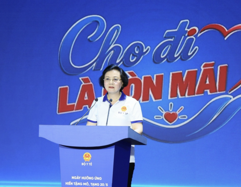 Theo Phó Thủ tướng Phạm Thị Thanh Trà, mỗi lá đơn đăng ký hiến mô, hiến tạng hôm nay có thể trở thành hy vọng sống cho nhiều người trong ngày mai. Ảnh: VGP