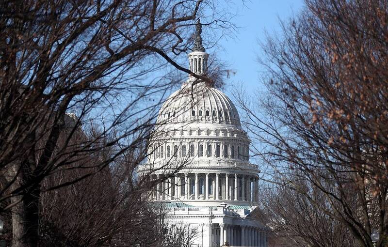 Toà nhà Quốc hội Mỹ ở Washington, D.C. Ảnh: Tass.