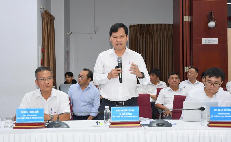 Ông Bùi Quốc Hoan - Phó Tổng Giám đốc Tổng công ty Điện lực miền Nam. Ảnh: Thanh Minh.