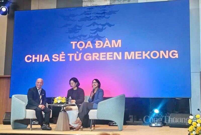 Toạ đàm chia sẻ từ Green Mekong. Ảnh: Hiền Mai