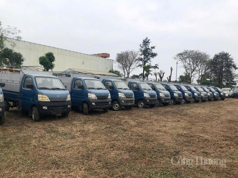 Lô xe tải sẽ được đem đấu giá