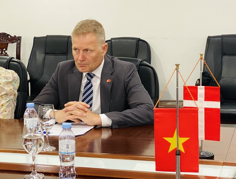 Ông Nicolai Prytz, Đại sứ Đặc mệnh toàn quyền Vương quốc Đan Mạch tại Việt Nam. Ảnh: Phương Trang