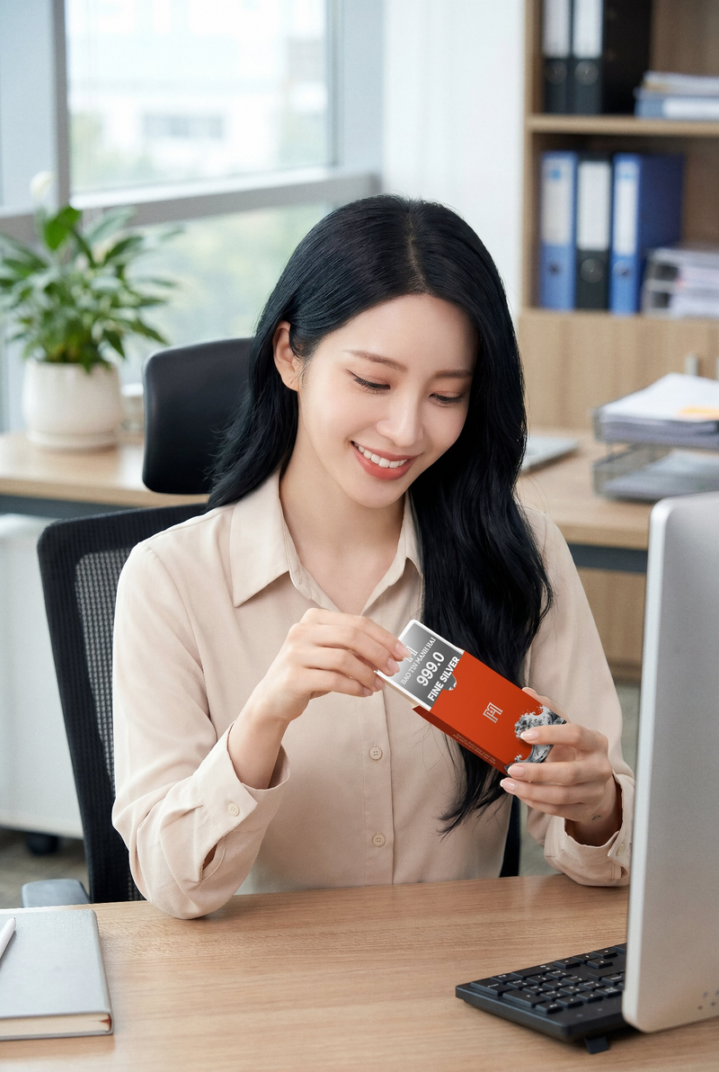 Tuổi trẻ có thể tự hào vì mua được thỏi bạc tích lũy Ngân Gia Bảo