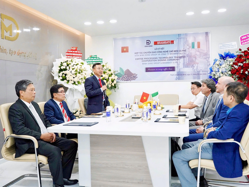 Ông Đào Đức Diễn, Tổng giám đốc Minh Đăng Group phát biểu tại sự kiện.
