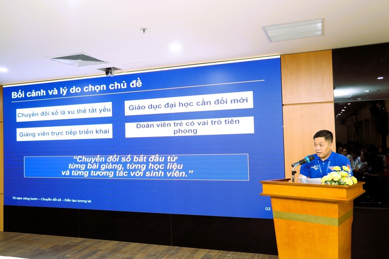 Các phần tham luận của các đại biểu tại Hội thảo. Ảnh: NT