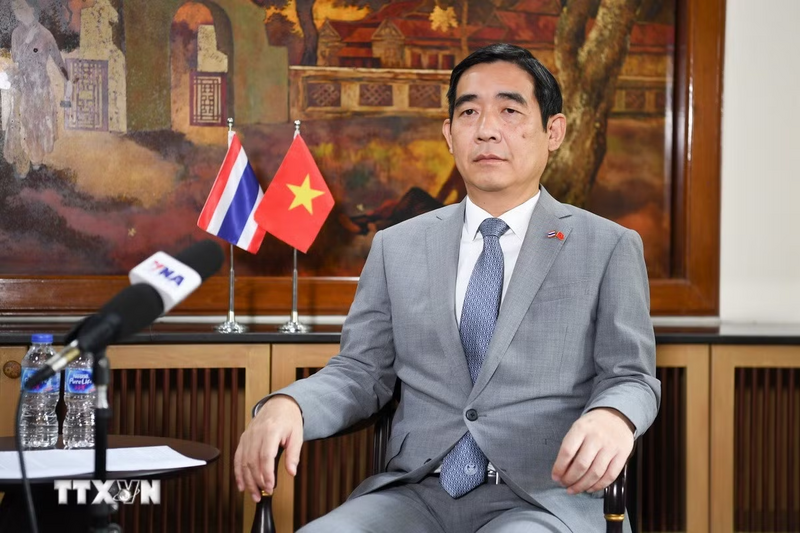 Đại sứ Việt Nam tại Thái Lan Phạm Việt Hùng. (Ảnh: Phạm Hải/TTXVN)