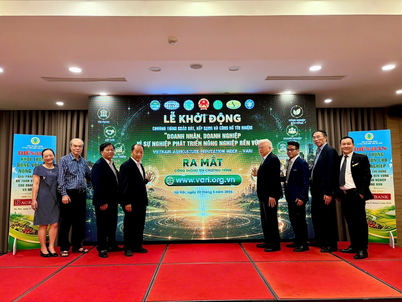 Lễ khởi động chương trình khảo sát, xếp hạng và công bố tín nhiệm doanh nhân, doanh nghiệp của ngành nông nghiệp Việt Nam (VARI) và ra mắt Cổng thông tin điện tử www.vari.org.vn