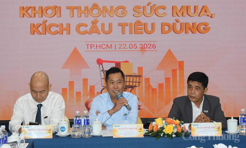 &Ocirc;ng Nguyễn Th&agrave;nh Nam - Ph&oacute; Cục trưởng Cục Quản l&yacute; v&agrave; Ph&aacute;t triển thị trường trong nước (Bộ C&ocirc;ng Thương). Ảnh: Thanh Minh.