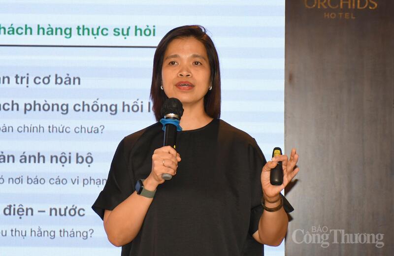 Bà Nguyễn Cẩm Chi - Giám đốc Khối Tư vấn Phát triển Bền vững, Công ty Tư vấn & Quản lý MCG. Ảnh: Thanh Minh.