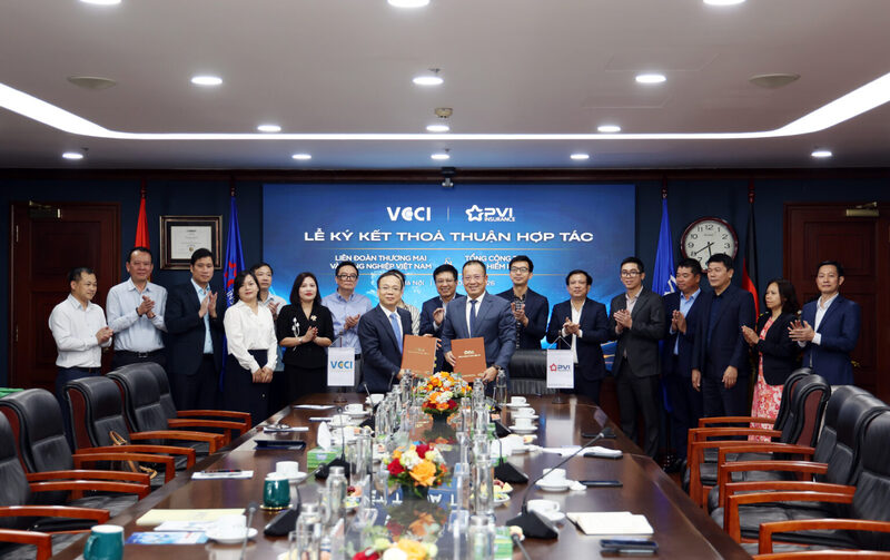 Liên đoàn Thương mại và Công nghiệp Việt Nam (VCCI) và Tổng công ty Bảo hiểm PVI (Bảo hiểm PVI) ký kết Thỏa thuận hợp tác nhằm thiết lập khuôn khổ hợp tác toàn diện trong giai đoạn 2026 – 2027