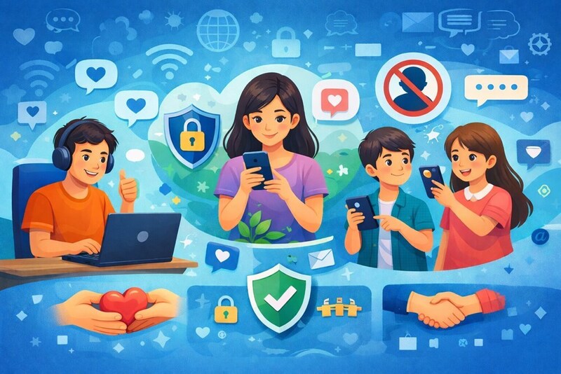 Xây dựng môi trường mạng lành mạnh, tôn trọng bản sắc văn hóa Việt Nam và lan tỏa các nội dung tích cực. Ảnh minh họa