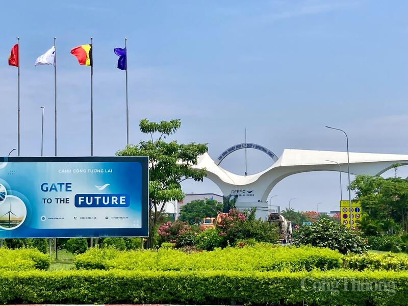 Khu công nghiệp sinh thái DEEPC tại TP Hải Phòng. Ảnh: Thu Hường
