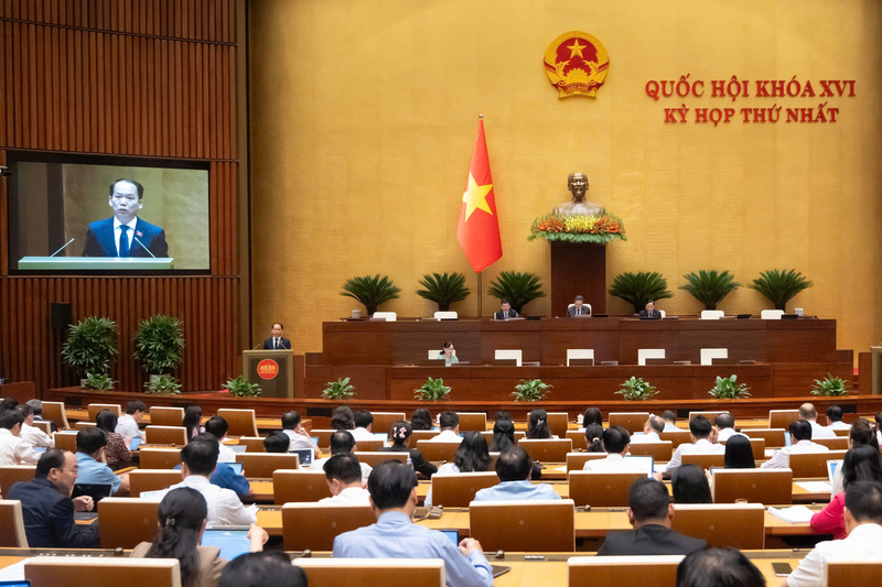Luật Tiếp cận thông tin được Quốc hội khóa XVI thông qua tại Kỳ họp thứ Nhất ngày 23/4/2026. Ảnh: QH