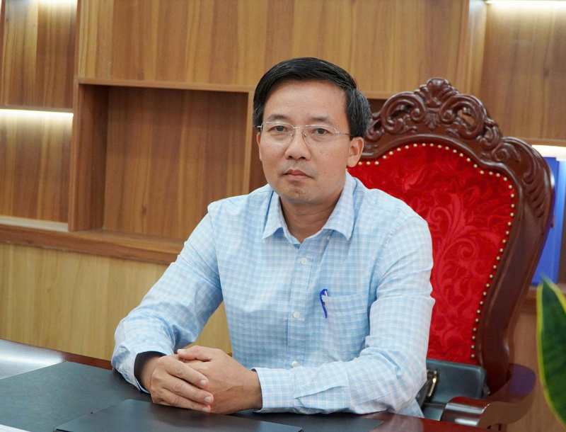 Ông Nguyễn Thanh Mân, Giám đốc Sở Công Thương Quảng Ngãi cho biết, ngành Công Thương đang nỗ lực để kiến tạo môi trường phát triển toàn diện, đồng hành cùng doanh nghiệp trên địa bàn. Ảnh: Nguyễn Dương