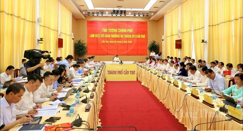 Quang cảnh tại buổi làm việc