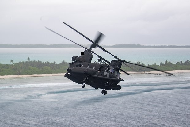 Trực thăng hạng nặng MH-47G. Ảnh: S.T