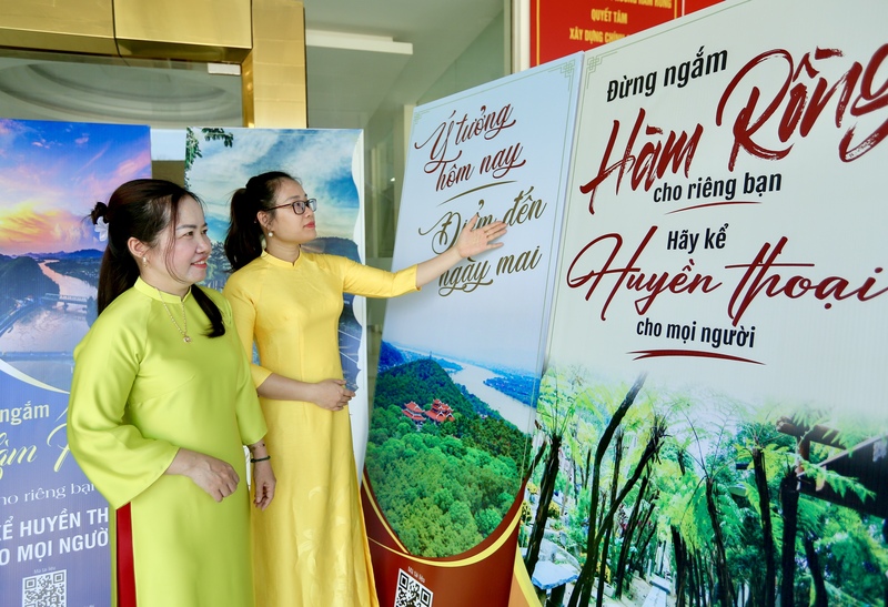 Das Volkskomitee des Bezirks Ham Rong organisierte die Wettbewerbe „Schöne Fotos von Ham Rong“, „Logo-Design für Ham Rong“ und „Ideen für die Tourismusentwicklung und kreative Tourismusprodukte in Ham Rong“. Foto: Ngo Nhung