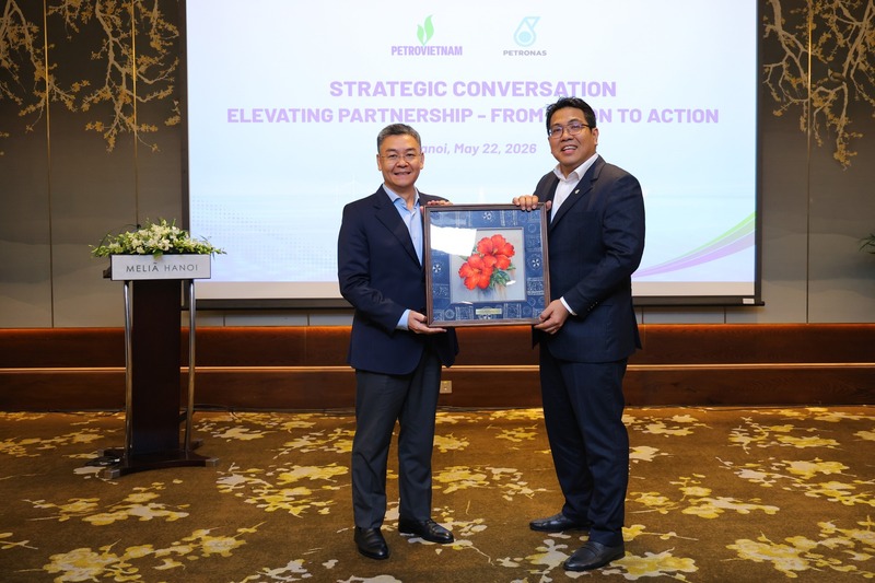 Lãnh đạo Petrovietnam và Petronas tại buổi đối thoại chiến lược - Ảnh: Petrovietnam