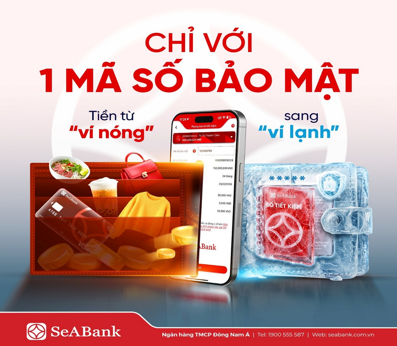 "Mã khóa bảo mật cho tiền gửi online" như một “két sắt online”, bổ sung thêm lớp phòng vệ cho tài sản của khách hàng.