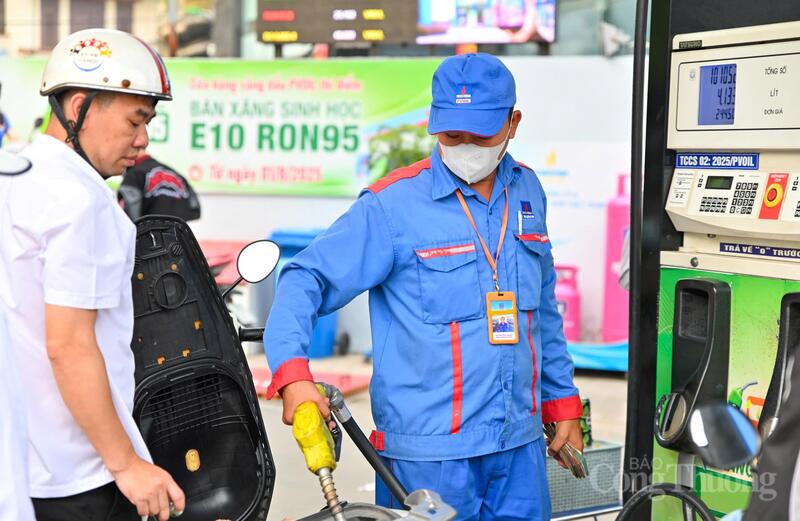 Xăng E10 đã được sử dụng từ 1/8/2025 và chưa ghi nhận ý kiến phản hồi tiêu cực