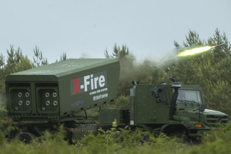 Pháo phản lực Foudre với tầm bắn vượt 150 km đang thu hút chú ý. Ảnh: Army Recognition