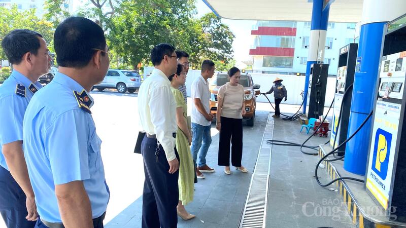 Đoàn công tác Sở Công Thương Hải Phòng và các sở, ngành liên quan làm việc với một số doanh nghiệp kinh doanh xăng dầu và khảo sát thực tế việc triển khai xăng sinh học E10.