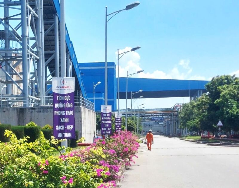 Phong trào “Xanh - Sạch - Đẹp - An toàn” được duy trì thường xuyên tại Công ty Nhiệt điện Duyên Hải.