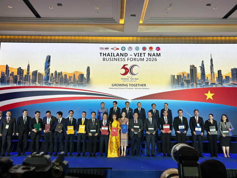 Lãnh đạo cấp cao 2 nước chứng kiến lễ ký kết hợp tác giữa các doanh nghiệp Việt Nam và Thái Lan
