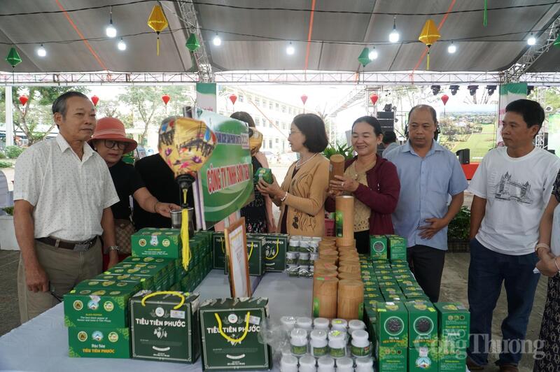 Sản phẩm tiêu Tiên Phước tham gia nhiều chương trình quảng bá, xúc tiến thương mại do ngành Công Thương tổ chức