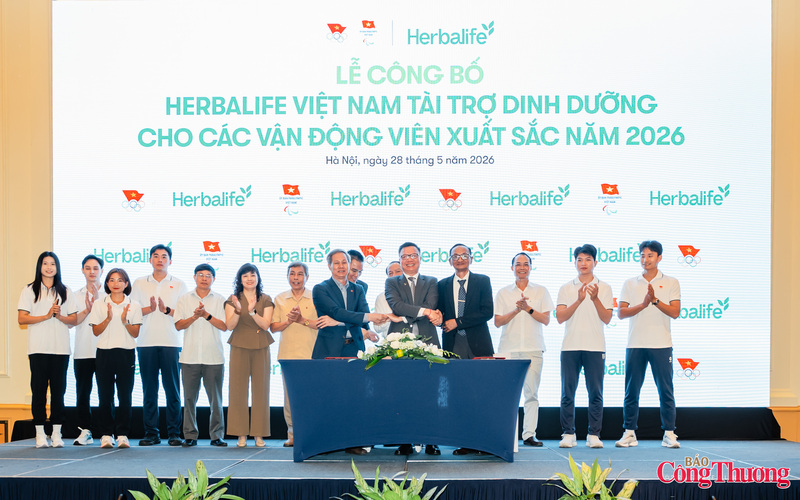 Ủy ban Olympic Việt Nam phối hợp với Ủy ban Paralympic Việt Nam và Herbalife Việt Nam tổ chức Lễ công bố tài trợ sản phẩm dinh dưỡng cho vận động viên xuất sắc năm 2026.
