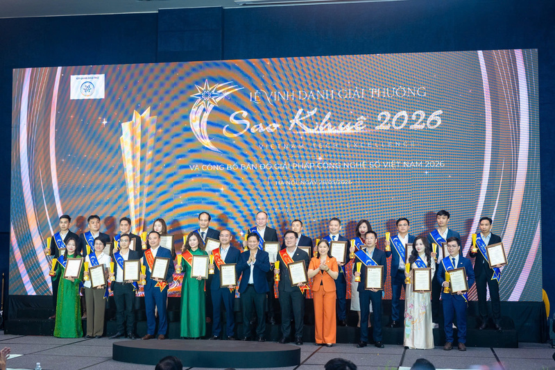 Lễ vinh danh và trao Giải thưởng Sao Khuê 2026.