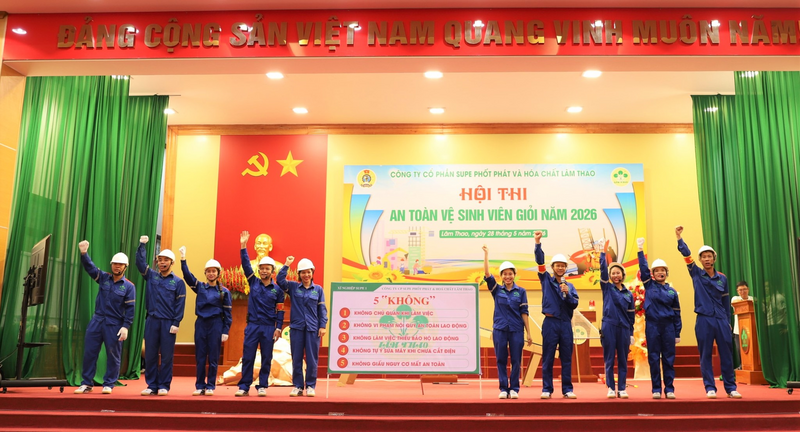 Supe Lâm Thao tổ chức thành công Hội thi An toàn vệ sinh viên giỏi năm 2026 - 3